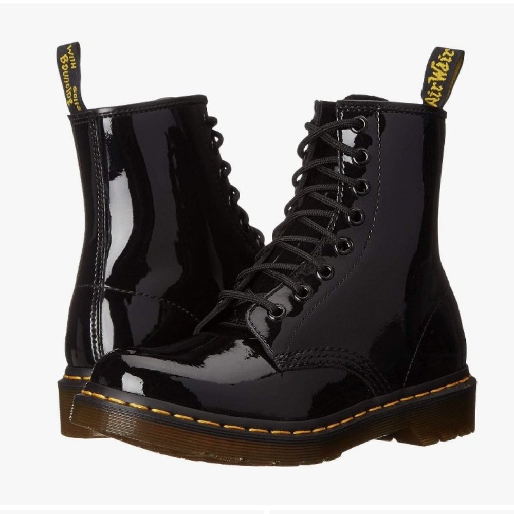Dr. Martens Black Patent Leather boots US Women's 11  - Never Worn/In the Box